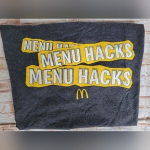 McDonald’s Crew Menu Hacks T-shirt Size Large